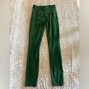 green lululemon leggings